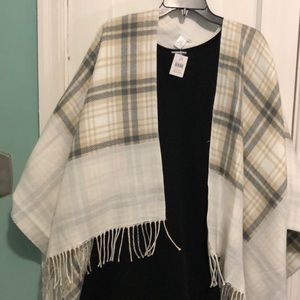 J. Jill Plaid Blanket Shawl
